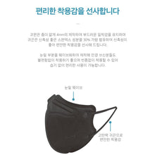 Load image into Gallery viewer, Zerobay KF94 LARGE BLACK MASK  For ADULT