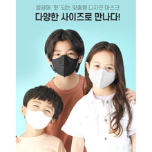 Load image into Gallery viewer, ICOCO KF94 SMALL-M WHITE KIDS MASK