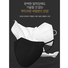 Load image into Gallery viewer, BIRDS FIT KF94 LARGE BLACK MASK