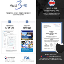 Load image into Gallery viewer, BIRDS FIT KF94 LARGE BLACK MASK