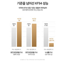 Load image into Gallery viewer, BIRDS FIT KF94 LARGE BLACK MASK