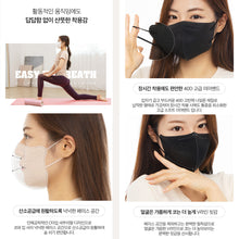 Load image into Gallery viewer, BIRDS FIT KF94 LARGE BLACK MASK