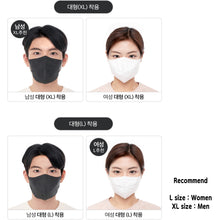 Load image into Gallery viewer, BIRDS FIT KF94 LARGE BLACK MASK