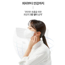 Load image into Gallery viewer, BIRDS FIT KF94 LARGE BLACK MASK