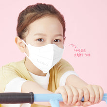 Load image into Gallery viewer, ICOCO KF94 SMALL-M WHITE KIDS MASK
