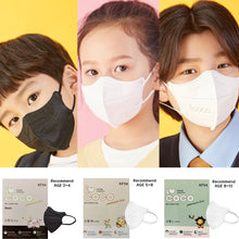 Load image into Gallery viewer, [SOLD OUT] ICOCO KF94 SMALL-M WHITE &amp; BLACK KIDS MASK 50pcs

